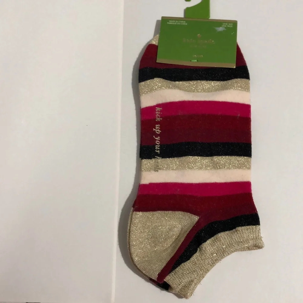 NWT KATE SPADE No Show Socks